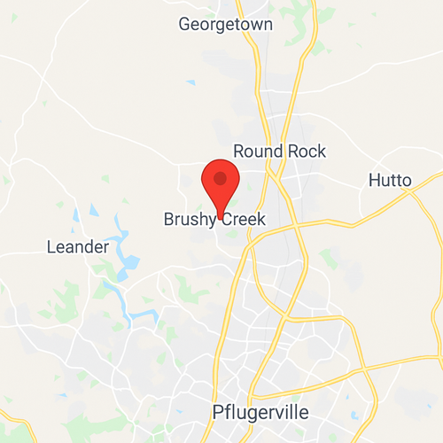 map of brushy creek texas
