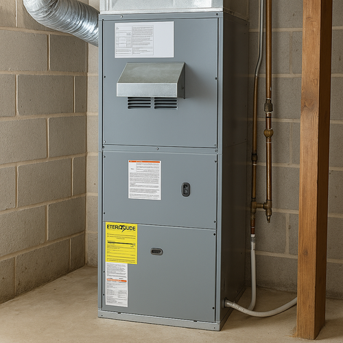 electric furnace in a home