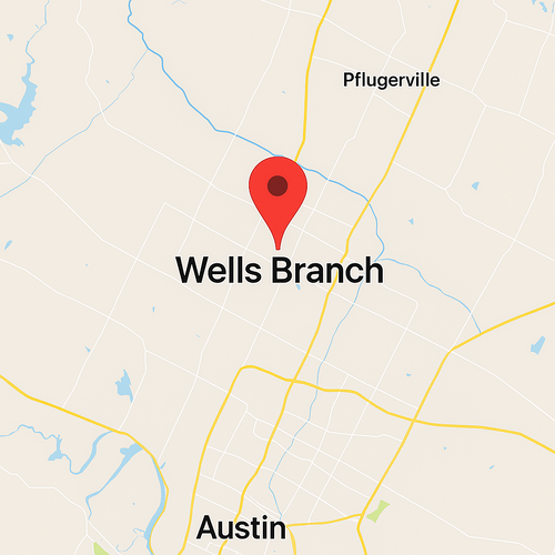 well branch, tx map